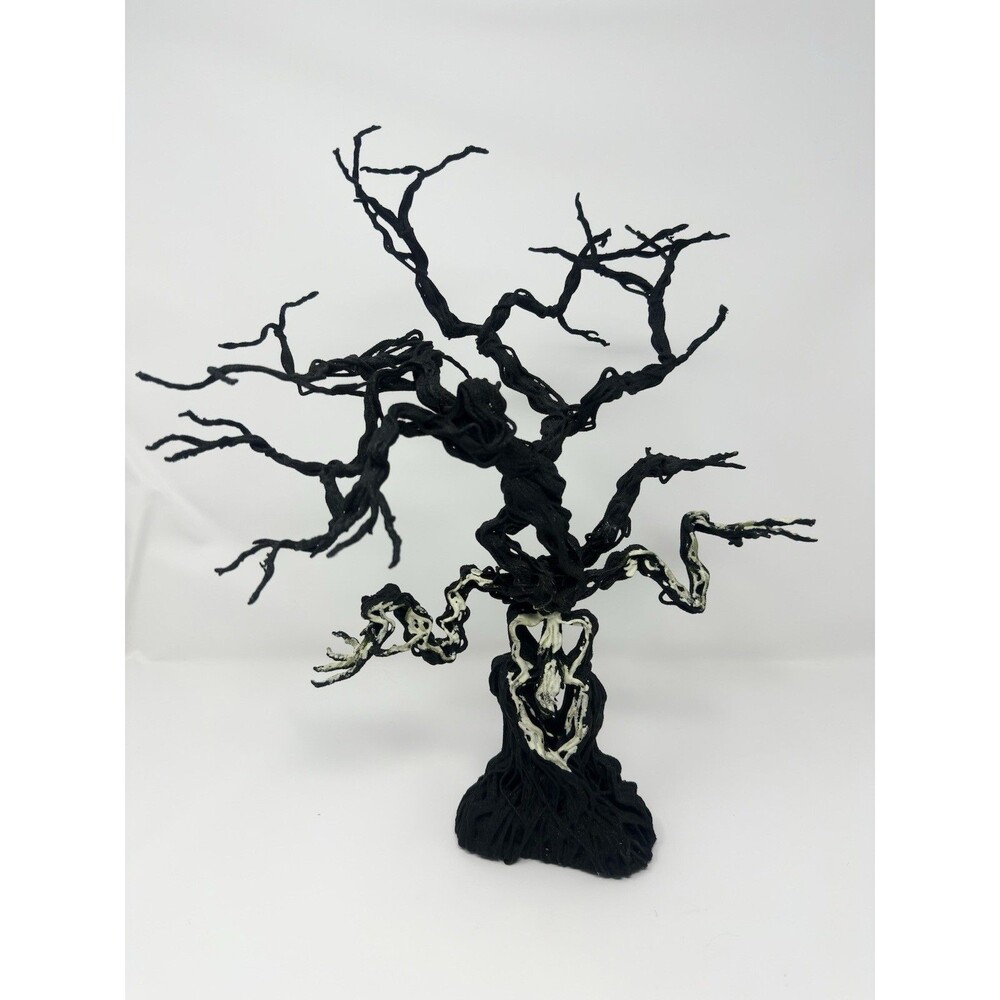 Department 56 Halloween Spooky Tree Glow in the Dark Face Posable Gnarled Limbs